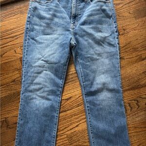 Madewell slim demi boot women’s jeans, cropped size 31